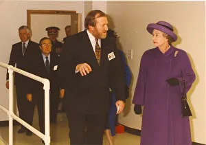 Images Dated 28th November 1991: Queen Elizabeth II and Prince Philip visit Durham The Queen opens