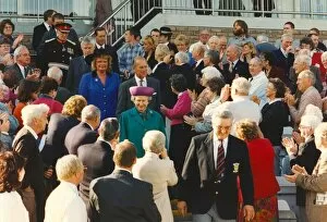 Images Dated 13th October 1996: Queen Elizabeth II and Prince Phillip offically open the Riverside