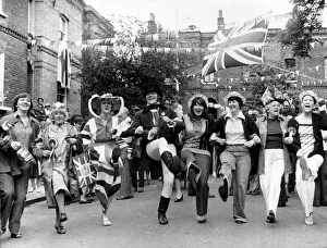 Queen Elizabeth II Silver Jubilee, June 1977 Street party in Radcot Queen Elizabeth II Silver Jubilee, June 1977 Street party in Radcot