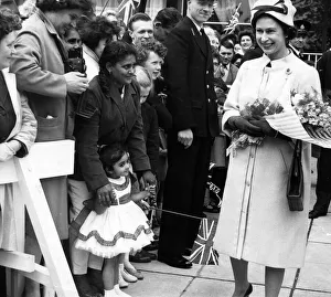 Queen Elizabeth II visits Birmingham. 24th May 1963 Queen Elizabeth II visits Birmingham. 24th May 1963