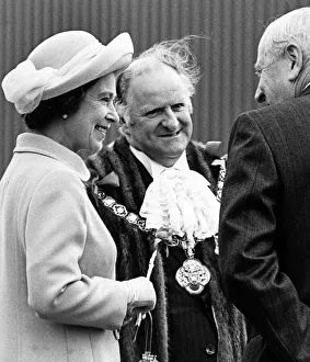 Queen Elizabeth II visits Cleveland during her Silver Jubilee tour. 14th July 1977 Queen Elizabeth II visits Cleveland during her Silver Jubilee tour. 14th July 1977