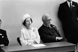Queen Elizabeth II visits Coventry University. 30th June 1970 Queen Elizabeth II visits Coventry University. 30th June 1970