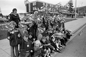Queen Elizabeth II visits Grangetown. 14th July 1977 Queen Elizabeth II visits Grangetown. 14th July 1977