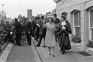 Queen Elizabeth II visits Stockton Town Centre during her Silver Jubilee tour Queen Elizabeth II visits Stockton Town Centre during her Silver Jubilee tour