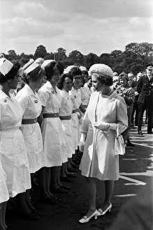 Queen Elizabeth II visits Walsgrave Hospital, Coventry. 30th June 1970 Queen Elizabeth II visits Walsgrave Hospital, Coventry. 30th June 1970