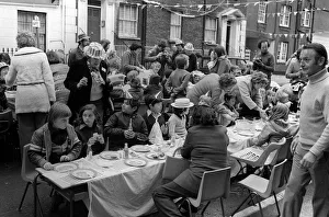 Queen Elizabeth Silver Jubilee Street Party Celebrations June 77 Silver Jubilee Queen Elizabeth Silver Jubilee Street Party Celebrations June 77 Silver Jubilee