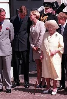 Images Dated 4th August 1998: Queen Mother 98th Birthday Celebrations August 1998 Prince William