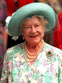 Queen Mother celebrating her 94th birthday in August 1994 Queen Mother celebrating her 94th birthday in August 1994