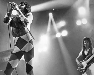 Queen perform at The Liverpool Empire on 2nd June 1977. Liverpool Queen perform at The Liverpool Empire on 2nd June 1977. Liverpool