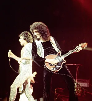 Queen Rock Group Freddie Mercury and Brian May Queen in concert June Queen Rock Group Freddie Mercury and Brian May Queen in concert June