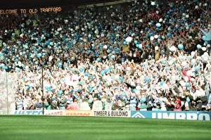 Queens Park Rangers Fans at Old Trafford, Manchester United 2-0 QPR Queens Park Rangers Fans at Old Trafford, Manchester United 2-0 QPR