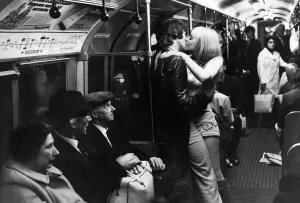 You get there quicker by Tube, they say. August 1971 P012646 You get there quicker by Tube, they say. August 1971 P012646