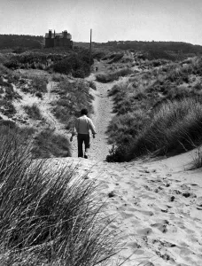 A quiet stretch of Formby sand dunes. Formby, Sefton, Merseyside. 13th June 1974 A quiet stretch of Formby sand dunes. Formby, Sefton, Merseyside. 13th June 1974
