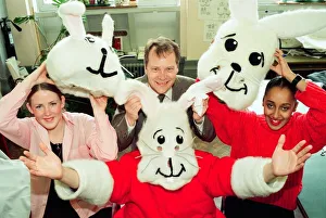 Images Dated 1st April 1993: A rabbits costume made by students of fashion at Teesside College of Arts & Design was