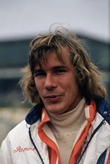 Racing driver James Hunt 1974 Motor Racing Race of Champions Racing driver James Hunt 1974 Motor Racing Race of Champions