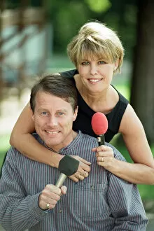Images Dated 10th September 1997: Radio WM presenters Tony Wadsworth and Julie Mayer. 10th September 1997