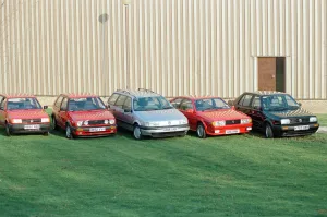 A range of Volkswagen cars. 16th January 1991 A range of Volkswagen cars. 16th January 1991
