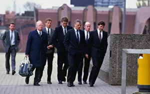 Images Dated 1st August 1988: Rangers players 1988 arriving at court Graham Roberts Terry Butcher