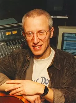 Images Dated 8th January 1996: Ray Laidlaw, drummer of Lindisfarne at the Hi-Level Recording Studio. 08 / 01 / 96