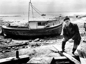 Ray Price, secretary of Garston Boat users Association, standing in front of his Ray Price, secretary of Garston Boat users Association, standing in front of his