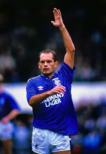 Jon Scan Gallery: Ray Wilkins in action for Rangers 1989