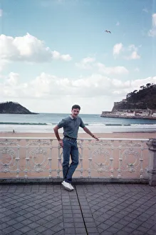 Images Dated 5th March 1990: Real Sociedad footballer John Aldridge in San Sebastian, Spain. 5th March 1990