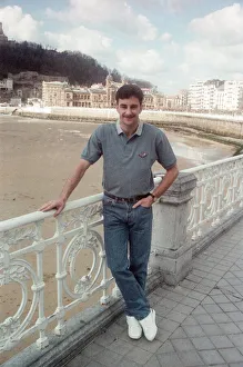 Images Dated 5th March 1990: Real Sociedad footballer John Aldridge in San Sebastian, Spain. 5th March 1990