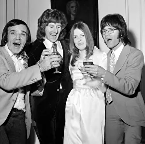 record producer and songwriter David Mackay and his new bride Brenda Challis enjoy a record producer and songwriter David Mackay and his new bride Brenda Challis enjoy a