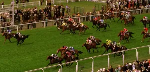 Red Robbo heads the near side group to win the Hunt Cup at Royal Ascot - June 1997 Red Robbo heads the near side group to win the Hunt Cup at Royal Ascot - June 1997