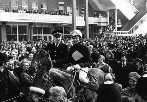 Red Rum with Brian Fletcher win at Aintree in 1974 Grand National Red Rum with Brian Fletcher win at Aintree in 1974 Grand National