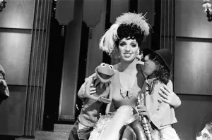Rehearsing today at the ATV Studios in Elstree was Liza Minnelli with The Muppets - her Rehearsing today at the ATV Studios in Elstree was Liza Minnelli with The Muppets - her