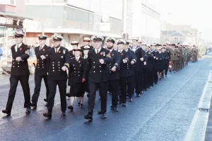 Images Dated 11th November 1990: Remembrance Day Parade, Middlesbrough, Sunday 11th November 1990