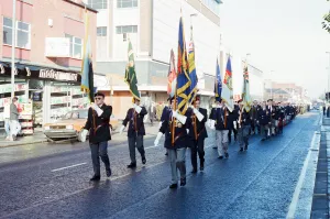 Images Dated 11th November 1990: Remembrance Day Parade, Middlesbrough, Sunday 11th November 1990