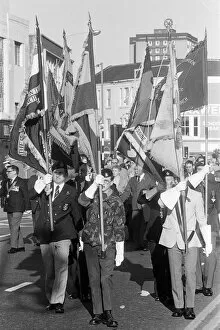 Images Dated 10th November 1985: Remembrance Day Parade, Stockton, Sunday 10th November 1985