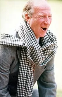 Images Dated 1st September 1995: Republic of Ireland manager Jack Charlton launching Northumberland Gifts in September