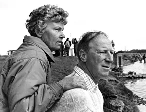Republic of Ireland manager Jack Charlton with his wife Pat at a fishing competition in Republic of Ireland manager Jack Charlton with his wife Pat at a fishing competition in