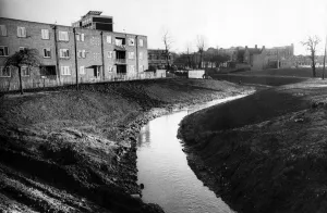 The residents will soon have more pleasant surroundings to view as the job of landscaping The residents will soon have more pleasant surroundings to view as the job of landscaping