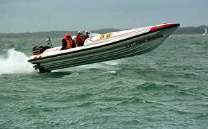 The RHIB speed boat used by Charington .Smugglers in court The RHIB speed boat used by Charington .Smugglers in court