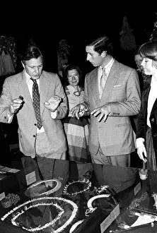 Richard Attenborough with Prince Charles at Brazilian art exhibition held at Museum of Richard Attenborough with Prince Charles at Brazilian art exhibition held at Museum of