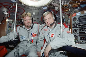 Richard Branson and co-pilot Per Lindstrand pictured in Southern Japan Richard Branson and co-pilot Per Lindstrand pictured in Southern Japan