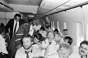 Richard Branson, Virgin Atlantic Boss, welcomes passengers on board inaugural flight to Richard Branson, Virgin Atlantic Boss, welcomes passengers on board inaugural flight to