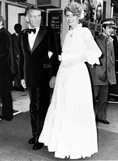 Richard Burton actor arrives with his wife Susie Hunt for the premiere of the film The Richard Burton actor arrives with his wife Susie Hunt for the premiere of the film The