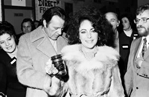 Images Dated 24th February 2011: Richard Burton & Elizabeth Taylor at the Pedro Youth Club, Clapham, East London