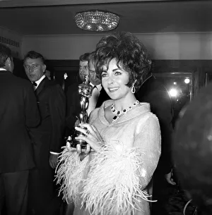 Richard Burton and Elizabeth Taylor seen here at the British Film Awards where Mrs Richard Burton and Elizabeth Taylor seen here at the British Film Awards where Mrs