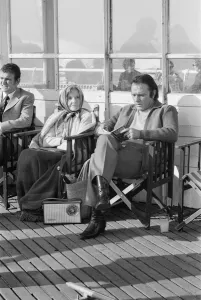 Images Dated 16th October 1970: Richard Burton filming Brighton, Sussex. The film is called Villain