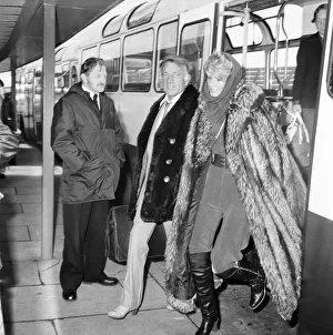 Richard Burton and his wife Susie Hunt pictured arriving at Heathrow airport today Richard Burton and his wife Susie Hunt pictured arriving at Heathrow airport today