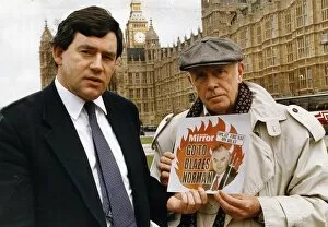 Images Dated 28th March 1993: Richard Wilson who plays Victor Meldrew in the BBC Sit Com is pictured with Shadow