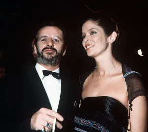 Ringo starr and Barbara Bach at the british london film premiere of Gandhi Msi