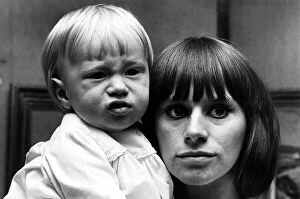 Photography And Film Gallery: Rita Tushingham July 1965 actress with 15 month old baby Dodonna