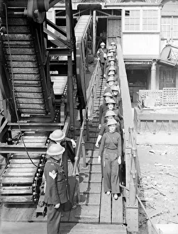 River Emegency Service September 1939 Women fulfilling Mens work duties during River Emegency Service September 1939 Women fulfilling Mens work duties during